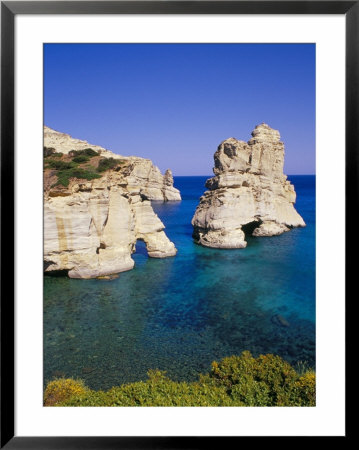 Volcanic Rock Formations On South Eastern Coast, Kleftiko, Milos, Cyclades Islands, Greece by Marco Simoni Pricing Limited Edition Print image