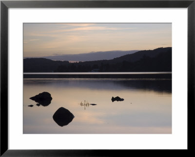 Sunset On Coniston Water In Autumn, Coniston, Lake District National Park, Cumbria, England by Pearl Bucknall Pricing Limited Edition Print image
