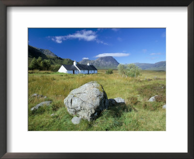 Black Rock Cottage, Rannoch Moor, Western Highlands, Highland Region, Scotland by Lee Frost Pricing Limited Edition Print image