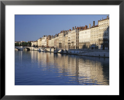 River Saone, Presque'ile, Lyon, Rhone Valley, Rhone Alpes, France by David Hughes Pricing Limited Edition Print image