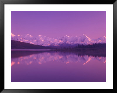 Evening Light On Alaska Range From Wonder Lake, Denali National Park, Alaska, Usa by Darrell Gulin Pricing Limited Edition Print image