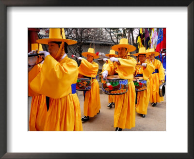 The Changing Of Guards Ceremony, Deoksegung Palace, Seoul, South Korea by Anthony Plummer Pricing Limited Edition Print image