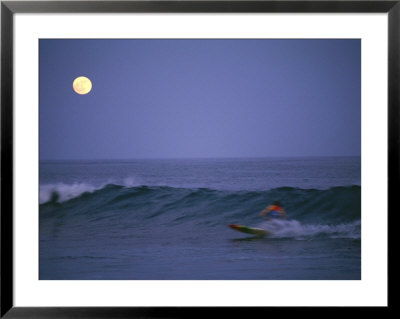 A Man Surfs On The Pacific Ocean In Baja, Mexico by Jimmy Chin Pricing Limited Edition Print image