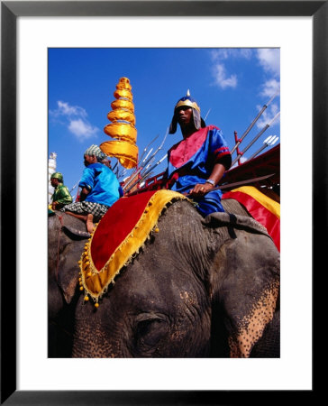 Elephants On Display, Bangkok, Thailand by Lee Foster Pricing Limited Edition Print image