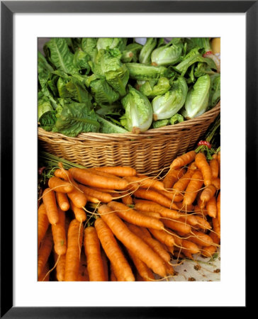 Carrots And Greens, Ferry Building Farmer's Market, San Fransisco, California, Usa by Inger Hogstrom Pricing Limited Edition Print image