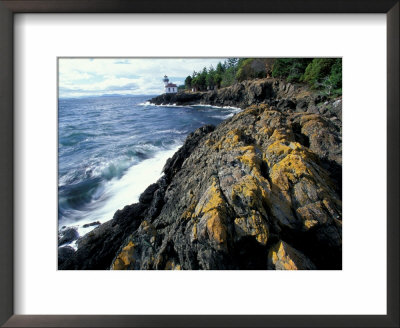 Lighthouse On Coast, Port Townsend, Washington, Usa by William Sutton Pricing Limited Edition Print image