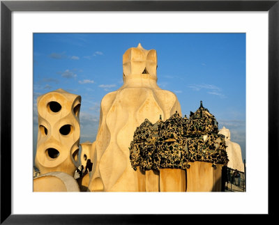 Antonio Gaudi's La Pedrera, Casa Mila, Barcelona, Spain by David Barnes Pricing Limited Edition Print image