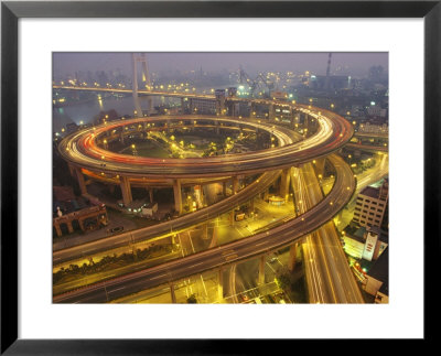 The Nanpu Bridge, Connecting Shanghai With The Pudong New Area by Eightfish Pricing Limited Edition Print image