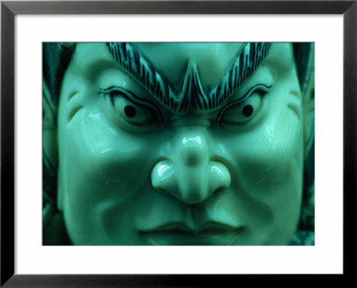 Detail Of Ivory Carving Of Face, Kowloon, China by Frank Carter Pricing Limited Edition Print image