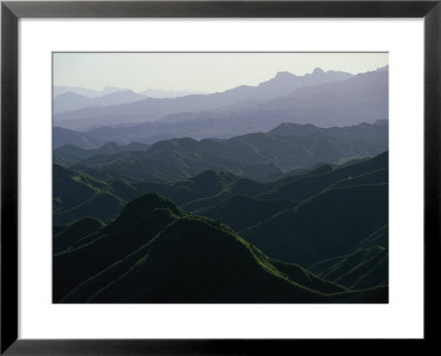 Panoramic View Of Mountains Near The Beijing-Hebei Border by Raymond Gehman Pricing Limited Edition Print image