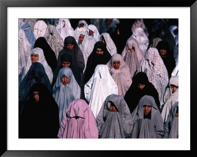 Group Of Women Praying, Tehran University, Tehran, Iran by Michael Coyne Pricing Limited Edition Print image