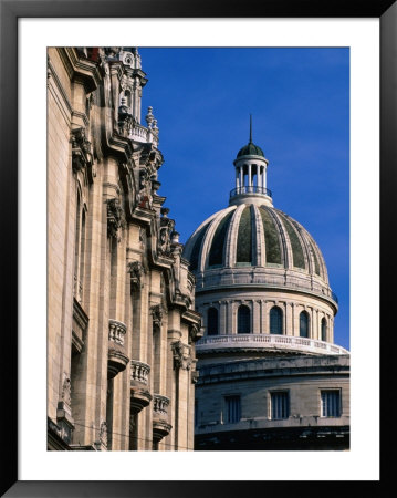 Capitol Building, Inspired By The Us Capitol, It Now Houses The Academy Of Sciences, Havana, Cuba by Greg Johnston Pricing Limited Edition Print image