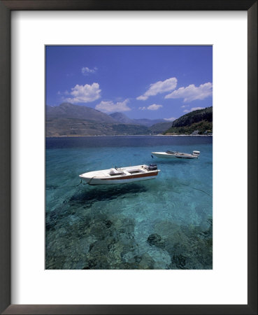 Boats, Peloponnesos, Greece by Walter Bibikow Pricing Limited Edition Print image