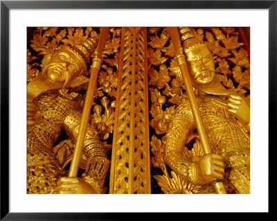 Traditional Guardians Inside Grand Palace, Bangkok,Thailand by Frank Carter Pricing Limited Edition Print image