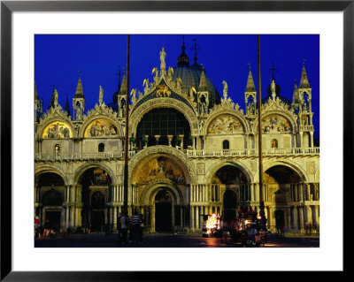 Night View Of The Basilica Di San Marco, Venice, Veneto, Italy by Glenn Beanland Pricing Limited Edition Print image