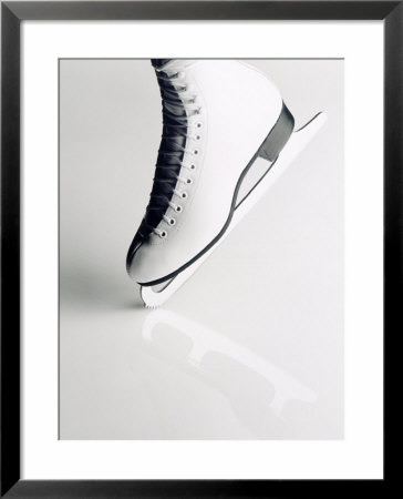 Black And White Image Of Figure Skater's Skate by Howard Sokol Pricing Limited Edition Print image