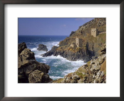 Botallack Tin Mines, Cornwall, England by John Miller Pricing Limited Edition Print image