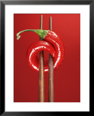 A Chili On Chopsticks by Marc O. Finley Pricing Limited Edition Print image