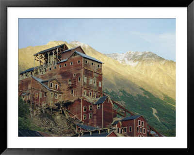 Old Copper Mine Buildings, Preserved National Historic Site, Kennecott, Alaska, Usa by Anthony Waltham Pricing Limited Edition Print image