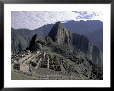 Early Morning On Machu Picchu Ruins, Peru by Claudia Adams Pricing Limited Edition Print image