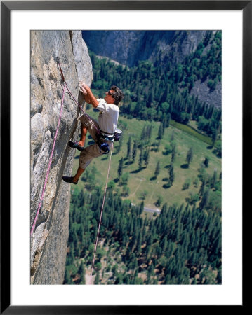 Rock Climbing, Yosemite, Ca by Greg Epperson Pricing Limited Edition Print image