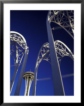 Space Needle And Arches Of Pacific Science Center, Seattle, Washington, Usa by Jamie & Judy Wild Pricing Limited Edition Print image