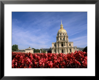 Hotel Des Invalides Dome Where Napoleons Tomb Resides, Paris, France by Bill Bachmann Pricing Limited Edition Print image