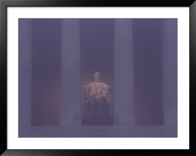Misty View Of The Lincoln Memorial by Anthony Peritore Pricing Limited Edition Print image