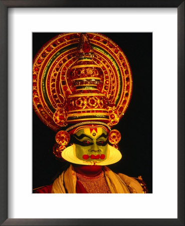 Katakali Dancer In Costume, India by Paul Beinssen Pricing Limited Edition Print image