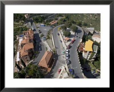 Winding Road, Castelmola Village, Taormina, Sicily, Italy by Walter Bibikow Pricing Limited Edition Print image