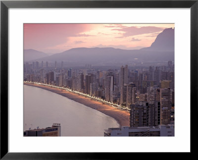 Playa Del Levante, Benidorm, Costa Blanca, Spain by Alan Copson Pricing Limited Edition Print image