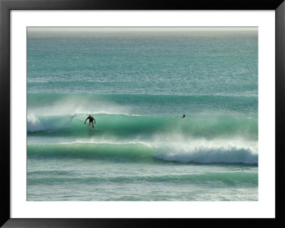 Surfer Rides A Wave In Barbados by Skip Brown Pricing Limited Edition Print image