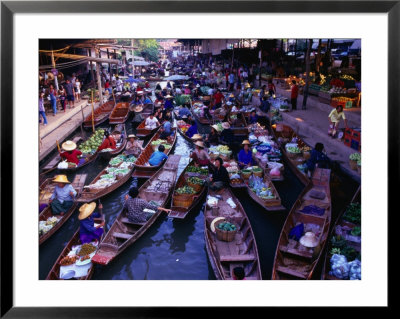 Floating Market, Damnoen Saduak, Ratchaburi, Thailand by Anders Blomqvist Pricing Limited Edition Print image