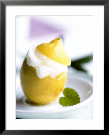 Lemon Sorbet In A Hollowed-Out Lemon by Alena Hrbkova Pricing Limited Edition Print image