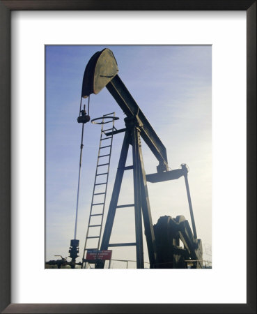 A Nodding Donkey Oil Pump, Texas, Usa by Charles Bowman Pricing Limited Edition Print image