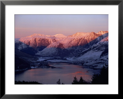Mountains And Loch Duich Head At Dusk, Highlands, Scotland by Pearl Bucknell Pricing Limited Edition Print image