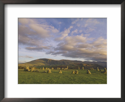 Castlerigg Stone Circle Near Keswick, Lake District, Cumbria, England, United Kingdom by Neale Clarke Pricing Limited Edition Print image