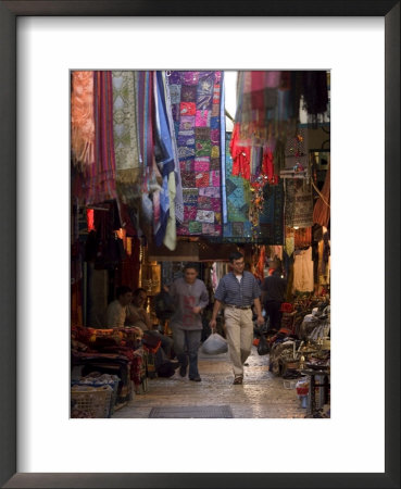 David Street Tourist Market, Old Walled City, Jerusalem, Israel, Middle East by Christian Kober Pricing Limited Edition Print image