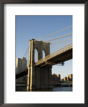 Brooklyn Bridge, New York City, New York, Usa by R H Productions Pricing Limited Edition Print image