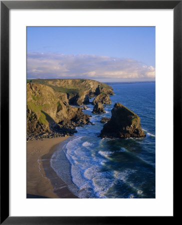 Bedruthan Steps, North Cornwall, England by Roy Rainford Pricing Limited Edition Print image