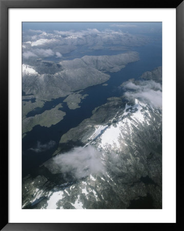 An Aerial View Of Cordillera Darwin On Tierra Del Fuego by Gordon Wiltsie Pricing Limited Edition Print image