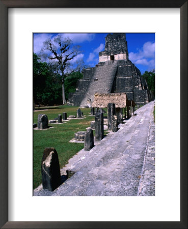 Temple Ii From North Acropolis, Tikal, Guatemala by John Elk Iii Pricing Limited Edition Print image