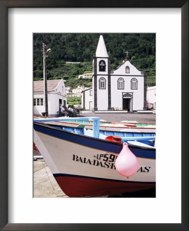 Santa Cruz Church, Ribeiras, Island Of Pico, Azores, Portugal, Atlantic by Ken Gillham Pricing Limited Edition Print image