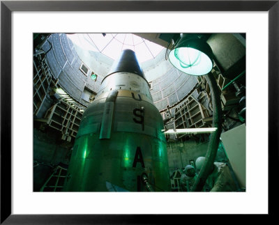 Exhibit Inside Titan Missile Museum, Tucson, Arizona by Eddie Brady Pricing Limited Edition Print image