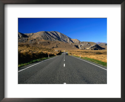 Highway 73 At Castle Hill Basin Near Arthur's Pass, New Zealand by Ross Barnett Pricing Limited Edition Print image