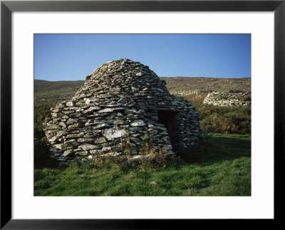 Ancient Roman Beehive Huts, Slea Head, Dingle Peninsula, County Kerry, Munster, Eire by D H Webster Pricing Limited Edition Print image