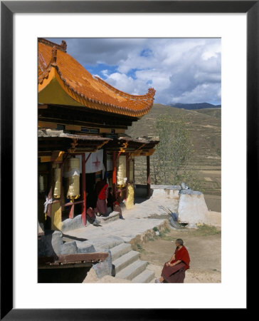 A Tibetan Nunnery At Garze, Sichuan Province, China by Occidor Ltd Pricing Limited Edition Print image