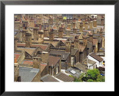 Terraced Rooftops, England, Uk, Europe by John Miller Pricing Limited Edition Print image
