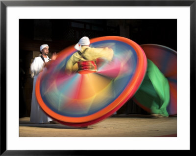 Solo Drummer And Two Sufi Dancers, Egypt by David Clapp Pricing Limited Edition Print image