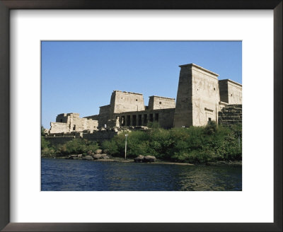 Temples At Philae, Unesco World Heritage Site, By The River Nile, Nubia, Egypt, North Africa by Guy Thouvenin Pricing Limited Edition Print image